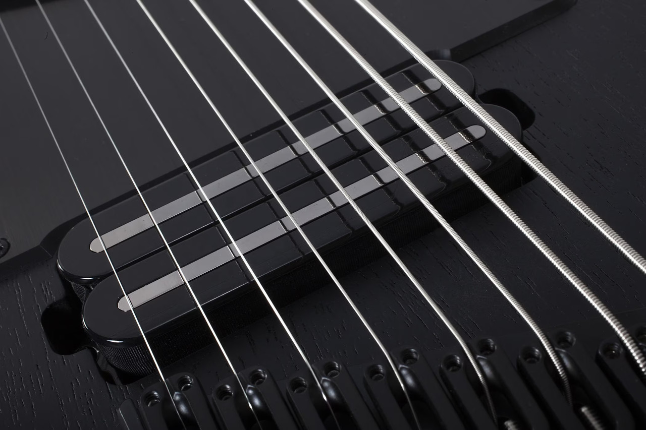 Schecter PT-8 MS Black Ops LH - Satin Black Open Pore (625)