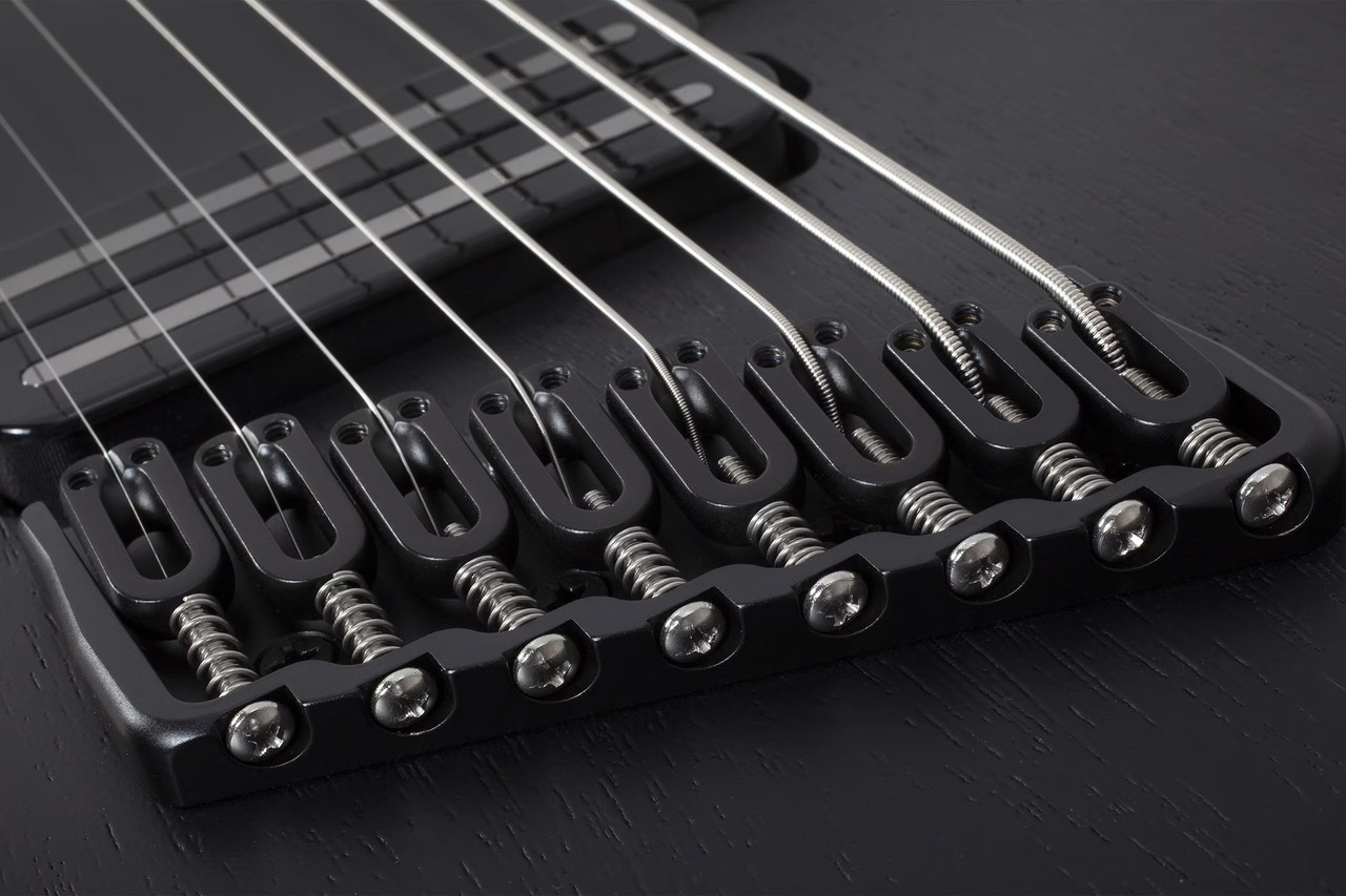 Schecter PT-8 MS Black Ops LH - Satin Black Open Pore (625) | Musician Madness