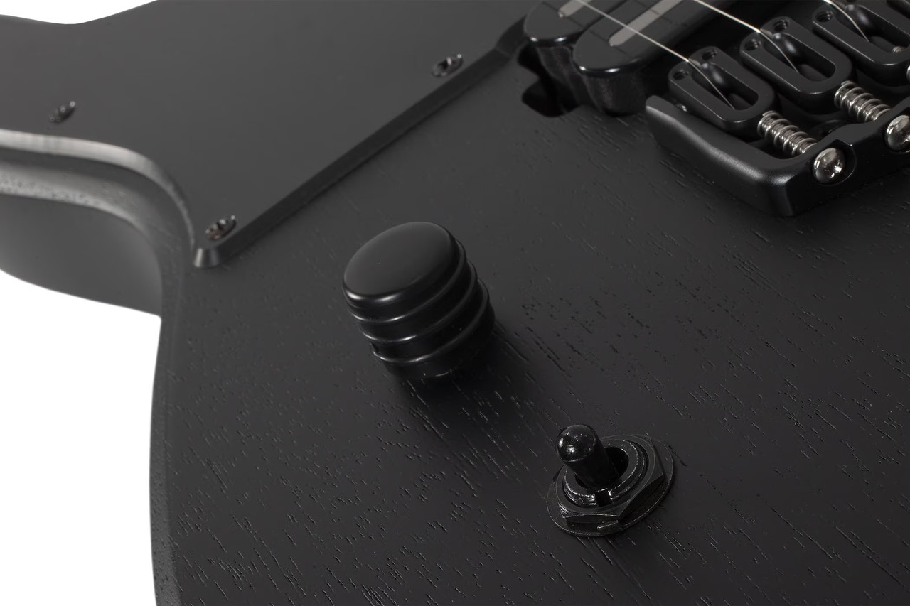 Schecter PT-8 MS Black Ops LH : 625 Satin Black Open Pore (625