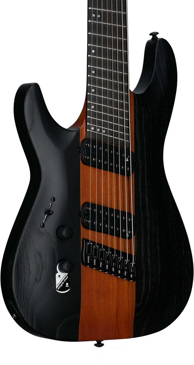 Schecter C-8 Multiscale Rob Scallon LH - Satin Dark Roast (906)