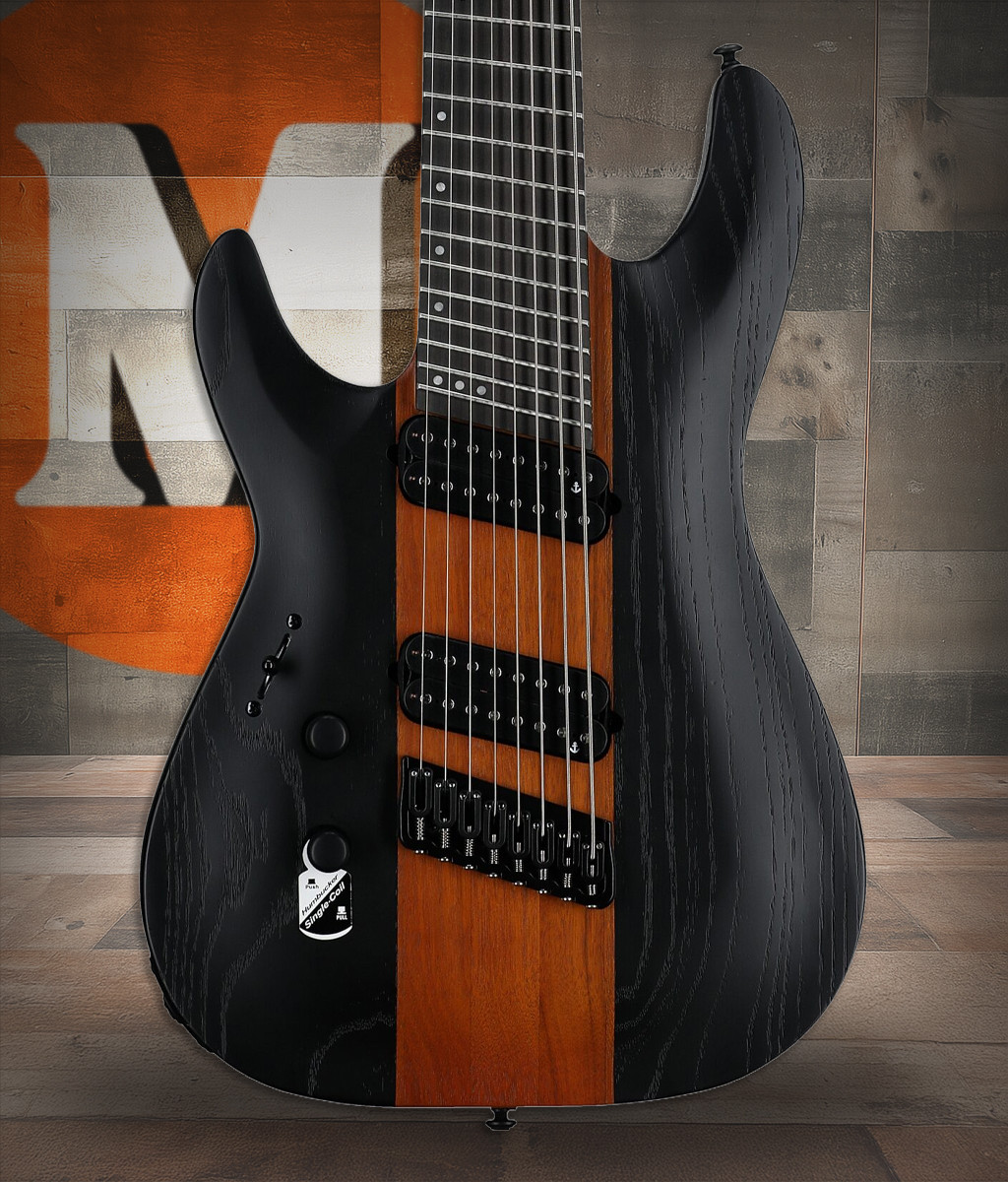 Schecter C-8 Multiscale Rob Scallon LH - Satin Dark Roast (906)