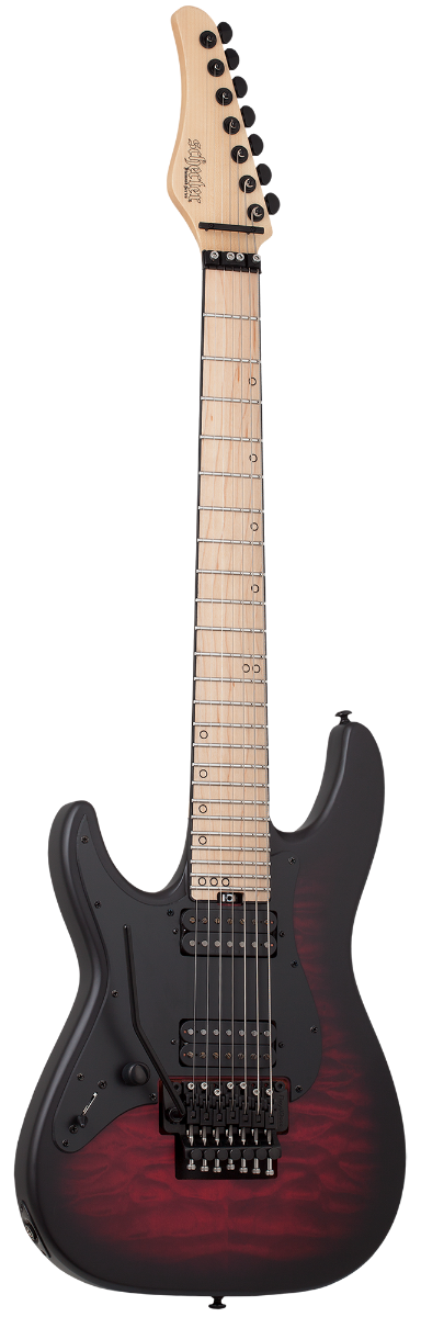 Schecter Miles Dimitri Baker-7 FR LH -  Crimson Red Burst Satin (2138)
