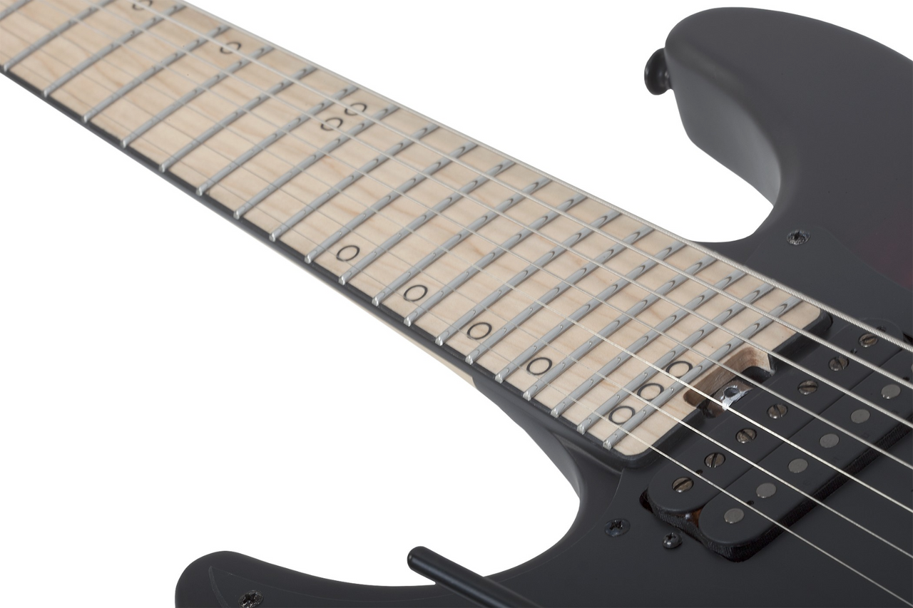 Schecter Miles Dimitri Baker-7 FR LH -  Crimson Red Burst Satin (2138)