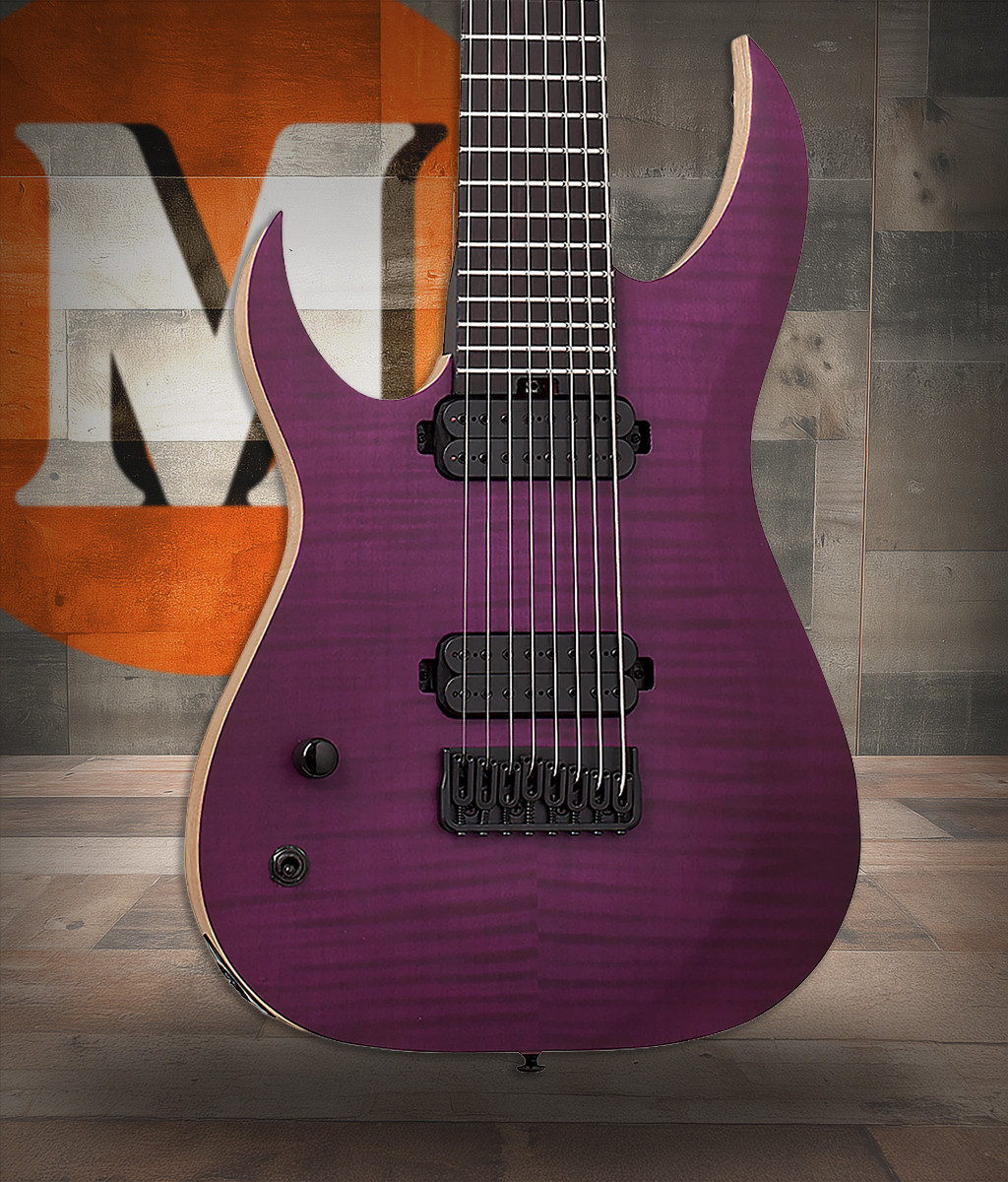 Schecter John Browne Tao-8 LH - Satin Trans Purple (467)