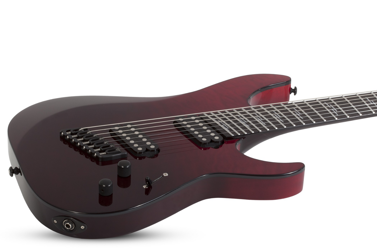 Schecter Reaper-7 Elite Multiscale LH 2185 - Blood Burst (2185) | Musician Madness