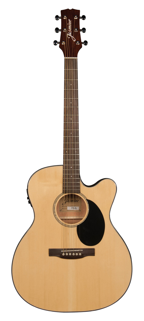 Jasmine JO36CE-NAT Orchestra Style Acoustic Electric Guitar - Natural Finish (JO36CE-NAT-U)