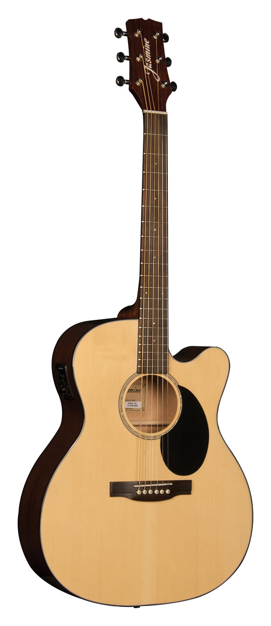 Jasmine JO36CE-NAT Orchestra Style Acoustic Electric Guitar - Natural Finish (JO36CE-NAT-U) | Musician Madness