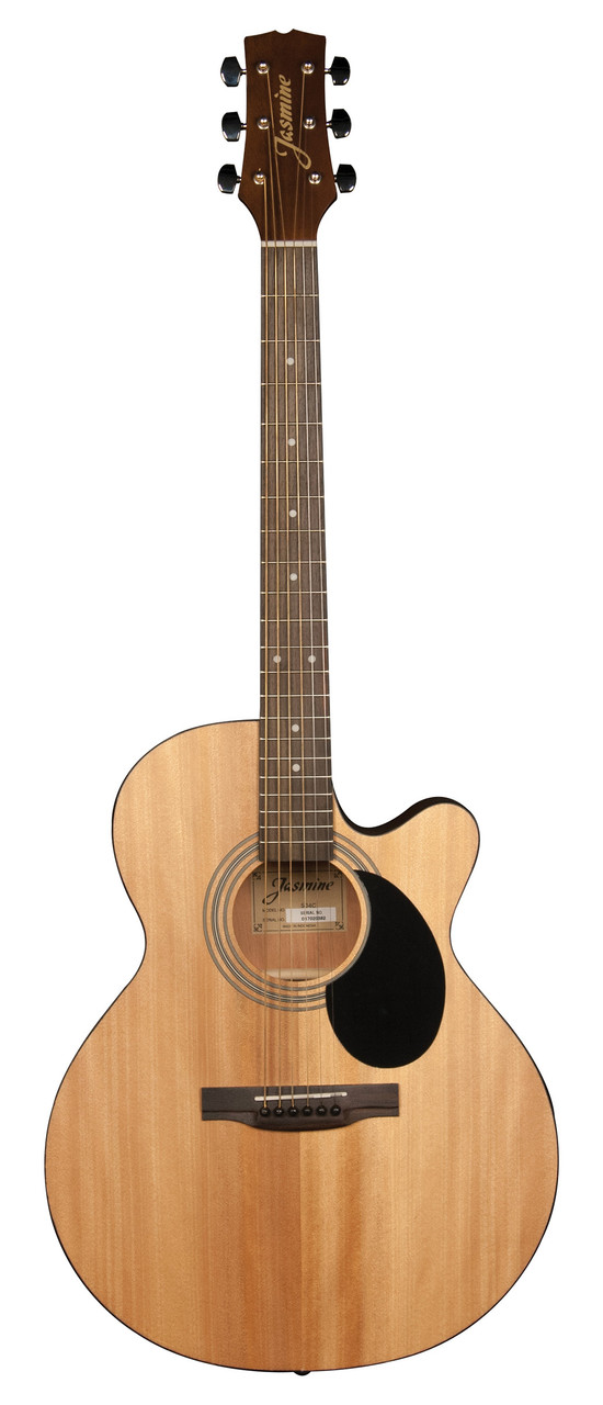 Jasmine S34C Orchestra Style Acoustic Guitar - Natural Finish (S34C-U)