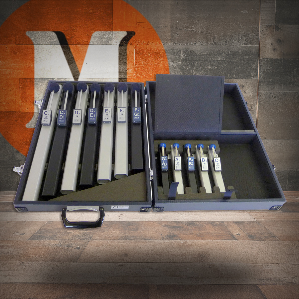 Suzuki HB-120A 3rd Octave Tone Chime Add-On Set with Case (HB-120A-U)