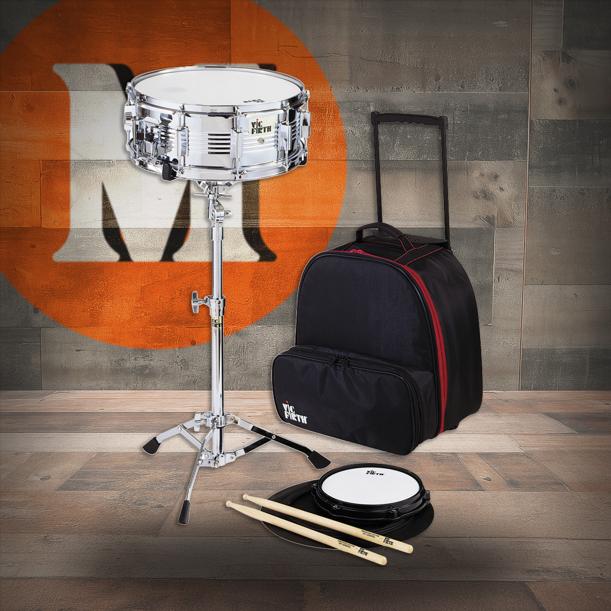 Vic Firth V6806 Snare Drum Kit with Case (V6806-U)