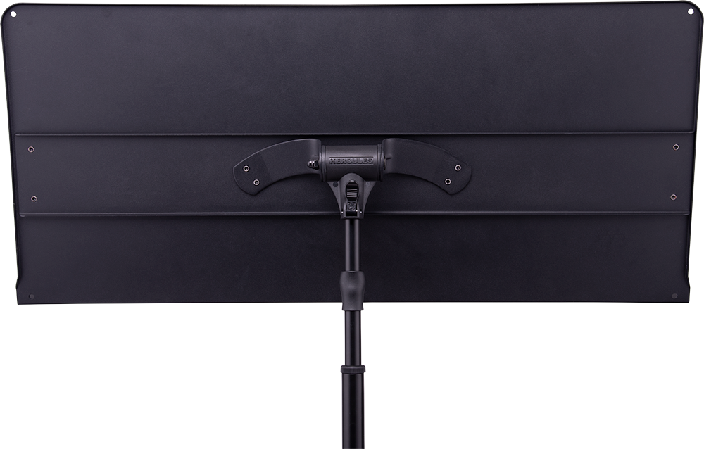 Hercules EZ Grip Two-Section Tripod Conductor Stand with Extended Desk and Accessory Tray (BS243B-HA103) | Musician Madness