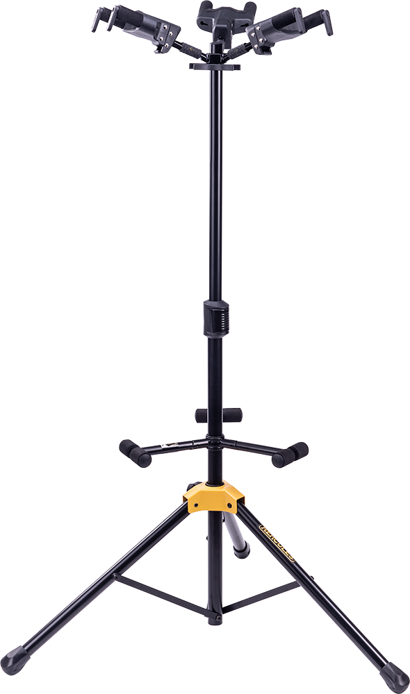 Hercules PLUS Series Universal AutoGrip Tri Guitar Stand with Foldable Backrest (GS432BPLUS)