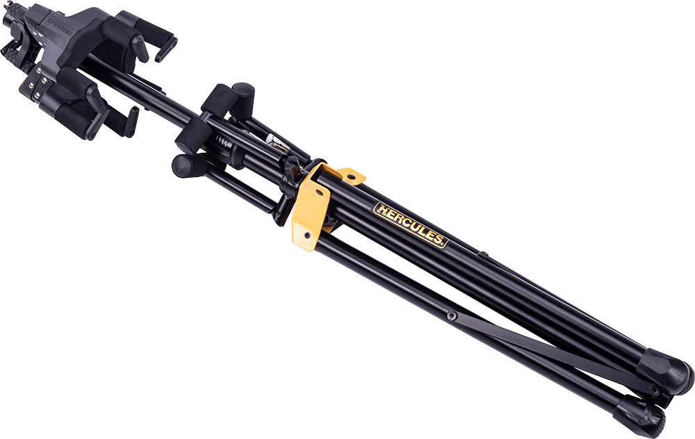 Hercules PLUS Series Universal AutoGrip Tri Guitar Stand with Foldable Backrest (GS432BPLUS)