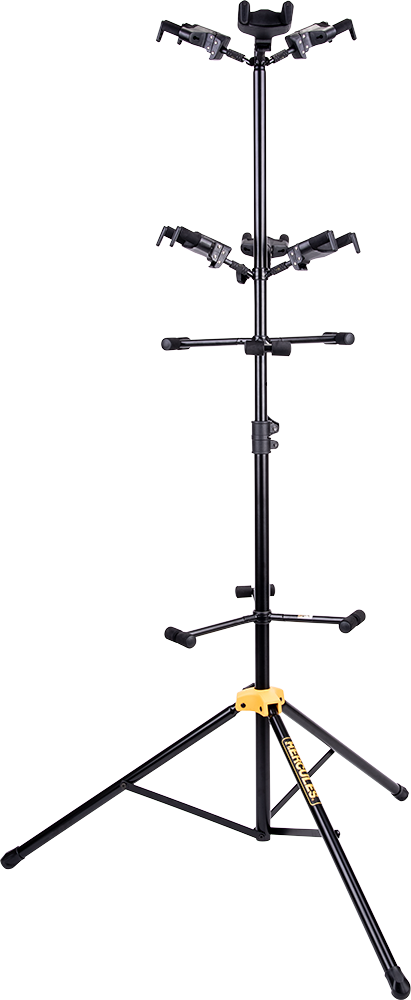 Hercules PLUS Series Universal 6-Piece Guitar AutoGrip Display Stand (GS526BPLUS) | Musician Madness