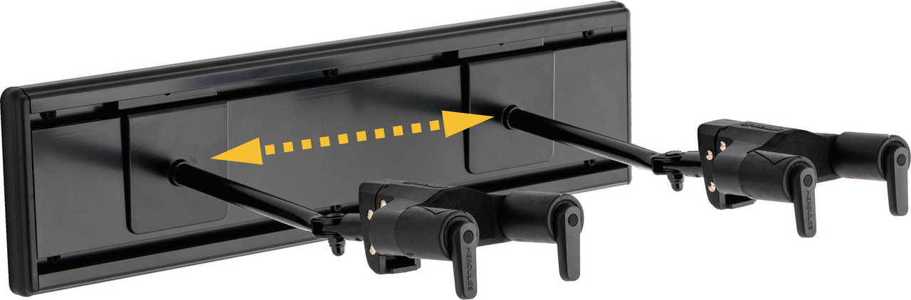 Hercules 3-Guitar Wall Rack (GSP403SB) | Musician Madness