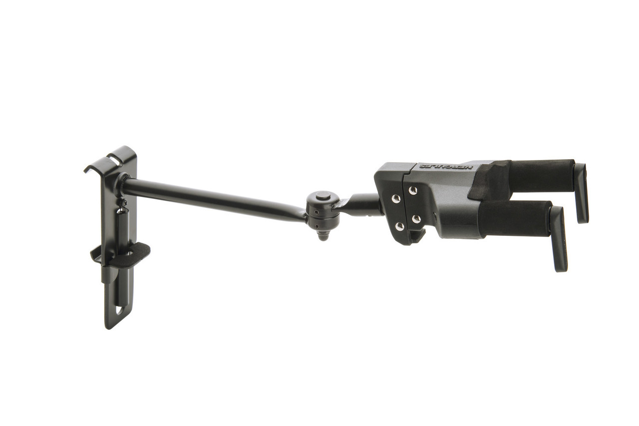 Hercules Plus Series Deluxe Adjustable Gridwall Guitar Hanger w/Long Swivel Arm (GSP50HBPLUS) | Musician Madness