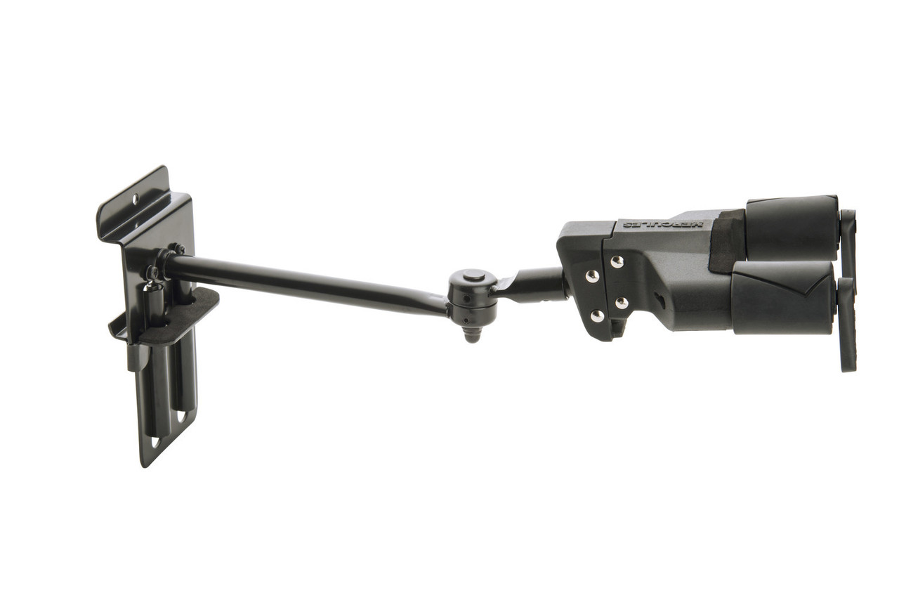 Hercules PLUS Series Deluxe Adjustable Slatwall Guitar Hanger w/Long Swivel Arm (GSP50SBPLUS)