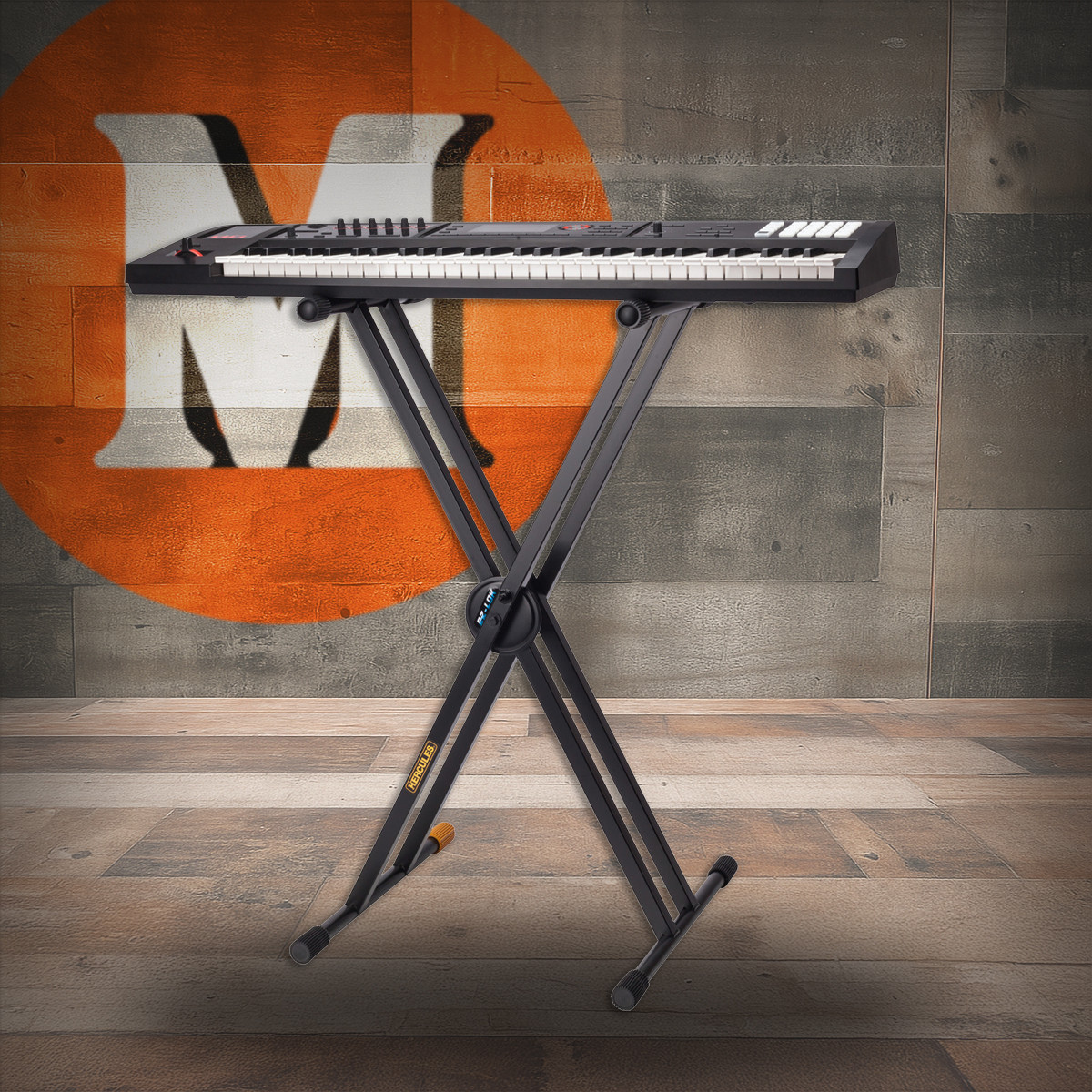Hercules EZ-LOK Double X Keyboard Stand (KS120B) | Musician Madness