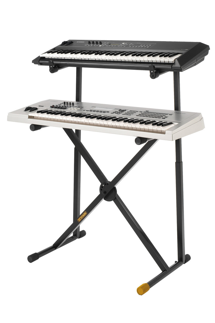 Hercules EZ-LOK Double Tier X Keyboard Stand (KS210B) | Musician Madness