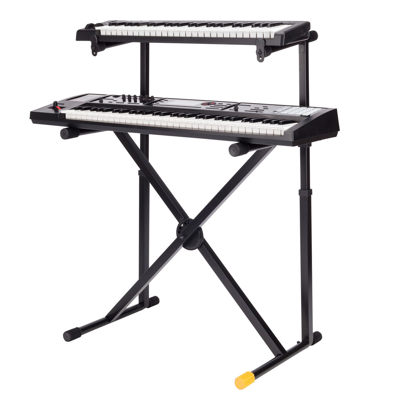 Hercules EZ-LOK Double Tier X Keyboard Stand (KS210B) | Musician Madness