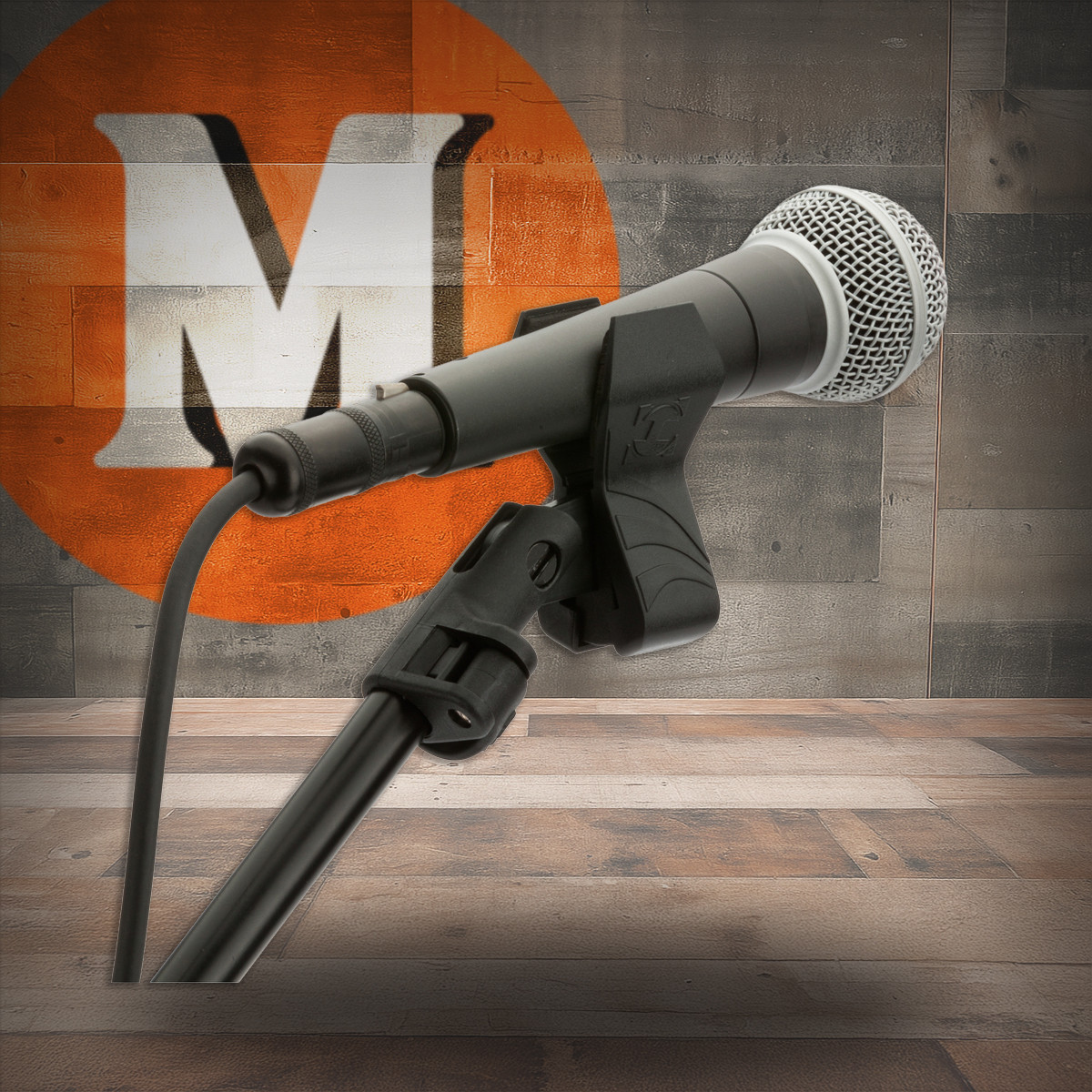 Hercules EZ Microphone Clip (For Microphone With 20~35mm O/D) (MH100B)