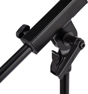 Hercules Low Profile Microphone Stand with Telescopic Boom Arm (MS120BPRO)