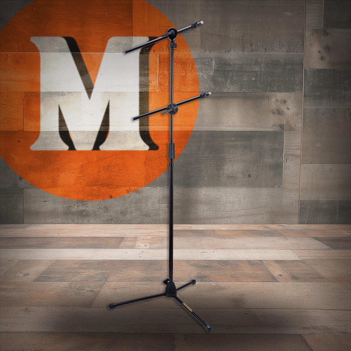 Hercules Double Boom Mic Stand (MS464BPRO) | Musician Madness