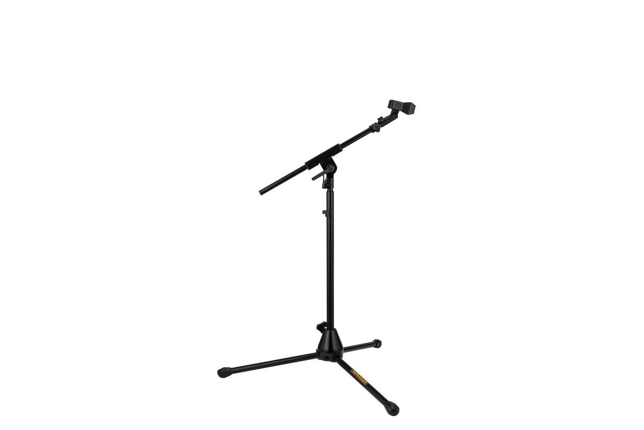 Hercules Low Profile Tripod Microphone Stand with Telescopic Boom Arm (MS520BPRO) | Musician Madness