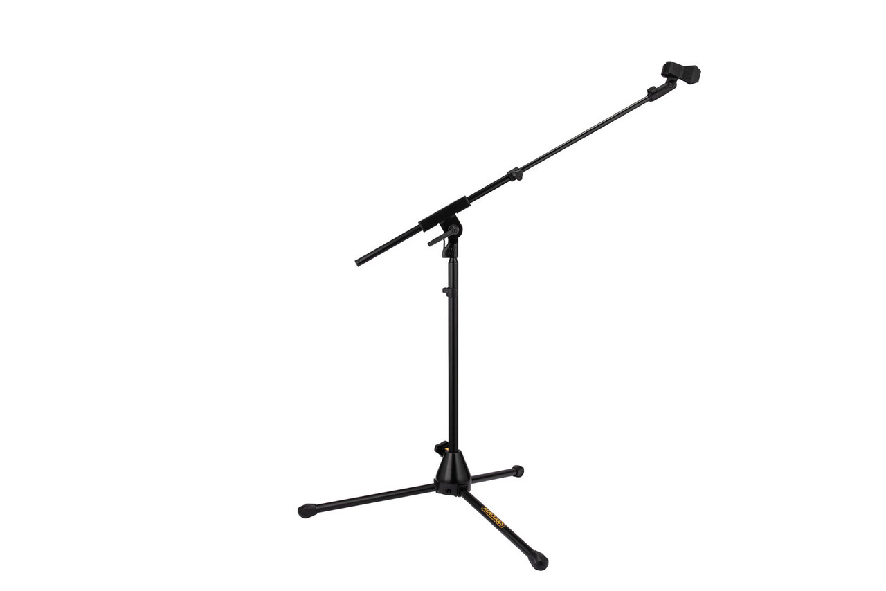 Hercules Low Profile Tripod Microphone Stand with Telescopic Boom Arm (MS520BPRO)