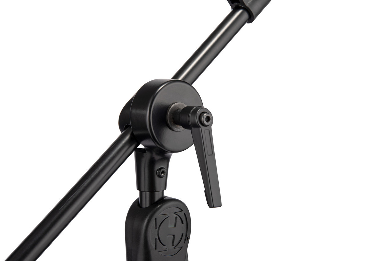Hercules EZ Clutch Tripod Microphone Stand with Telescoping Hideaway 2-in-1 Boom (MS523BPRO) | Musician Madness