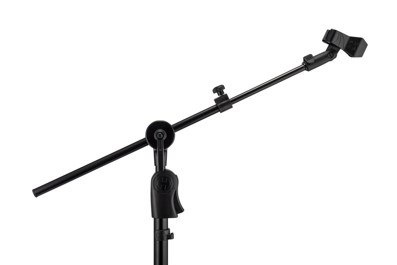 Hercules EZ Clutch Tripod Microphone Stand with Telescoping Hideaway 2-in-1 Boom (MS523BPRO)