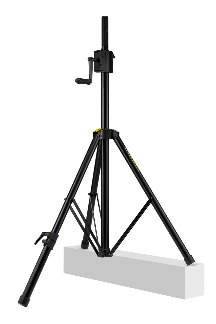 Hercules Gear Up Speaker Stand With Leveling Leg and EZ Adaptor (SS710BPLUS) | Musician Madness