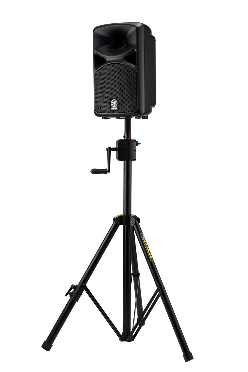 Hercules Gear Up Speaker Stand With Leveling Leg and EZ Adaptor (SS710BPLUS) | Musician Madness