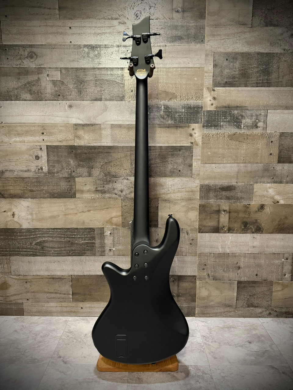 Schecter Stiletto Stealth-4 Bass Guitar B-Stock - Satin Black (2522) | Musician Madness