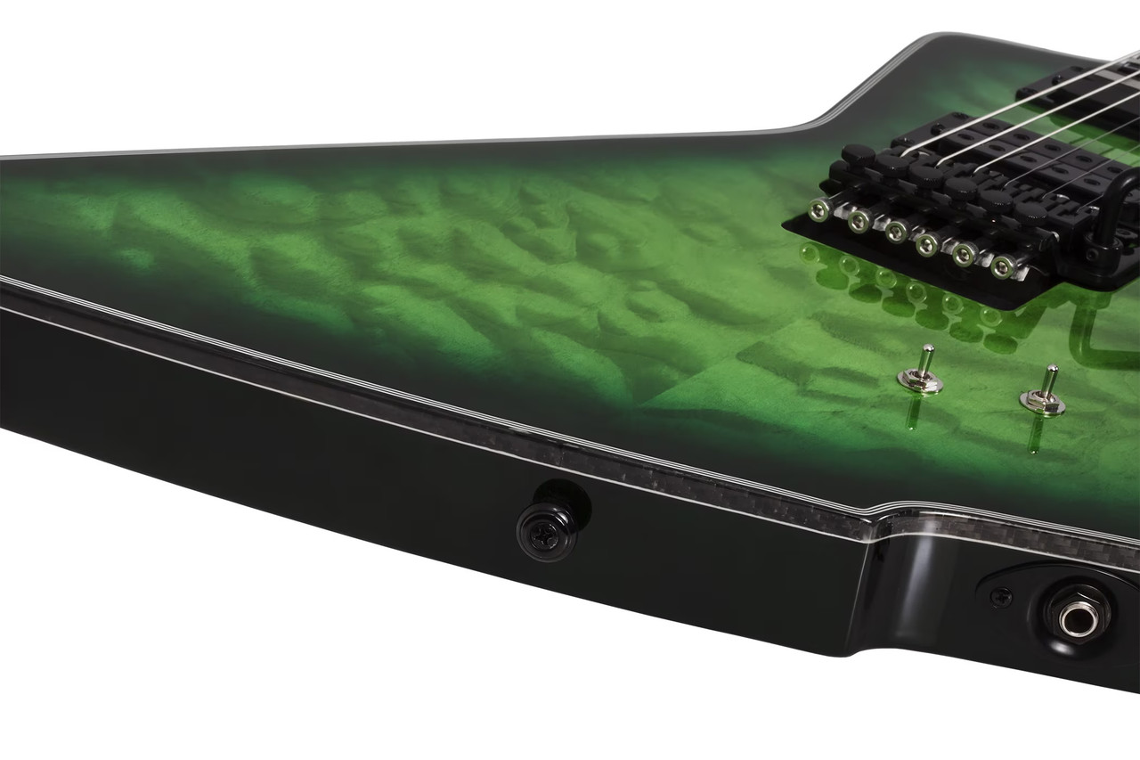 Schecter E-1 FR S Special Edition B-Stock - Green Burst (3255)