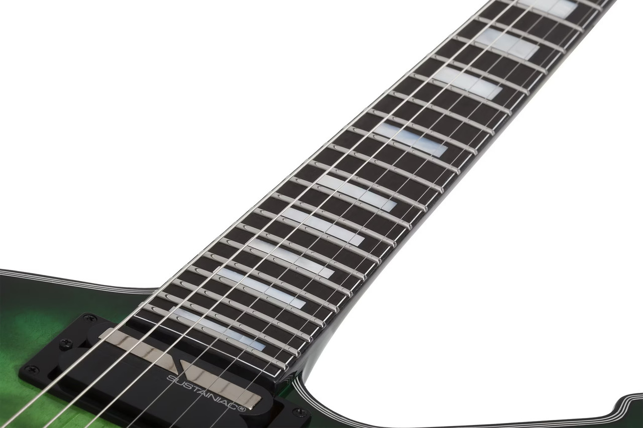 Schecter E-1 FR S Special Edition B-Stock - Green Burst (3255) | Musician Madness