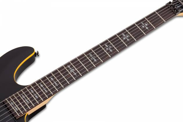 Shop the Schecter Demon-6 FR Electric Guitar in Aged Black Satin (3661) at Musician Madness. Floyd Rose performance, aggressive tone, and fast shipping.