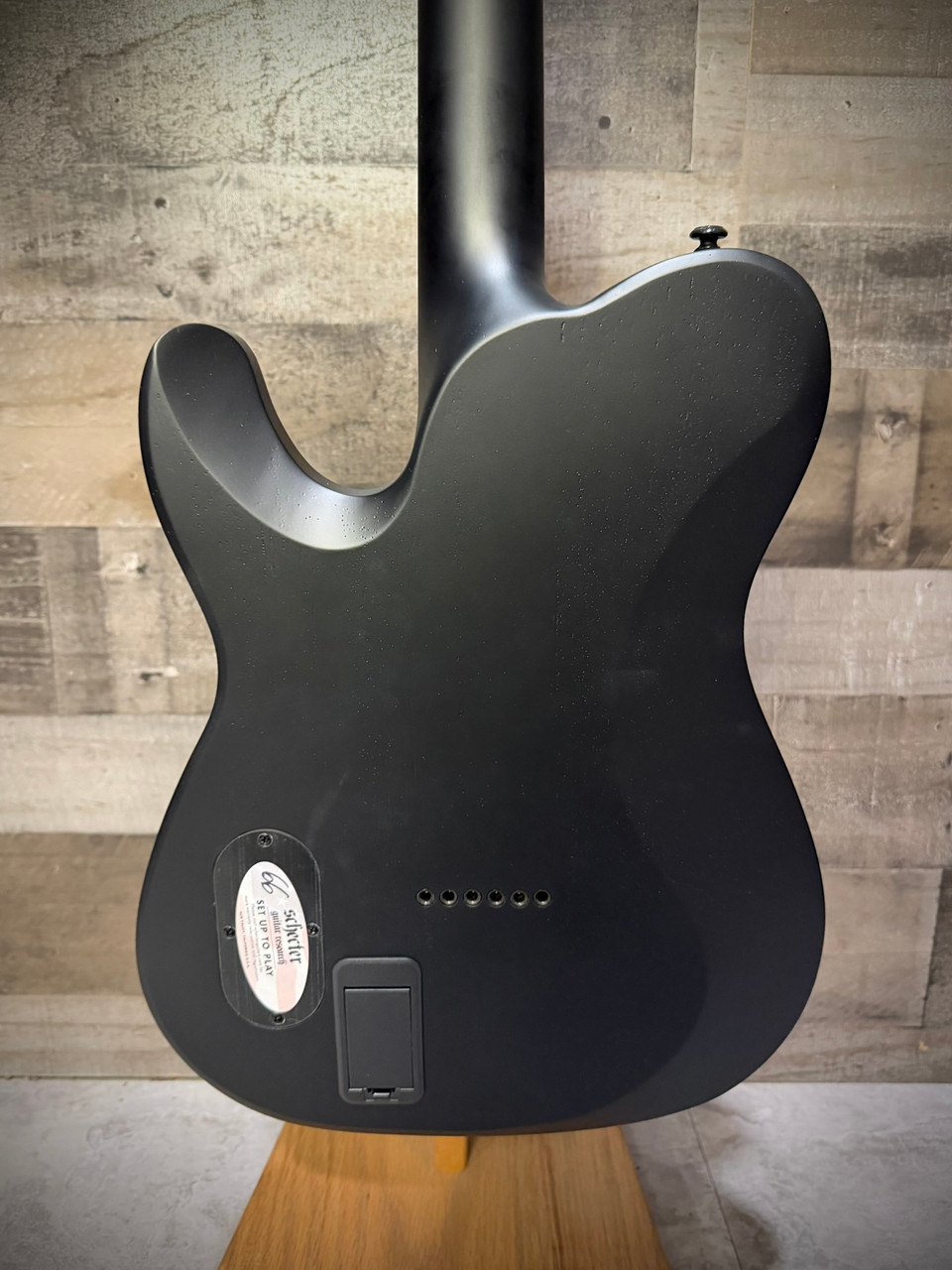 Schecter PT Black Ops B-Stock - Satin Black Open Pore (620)