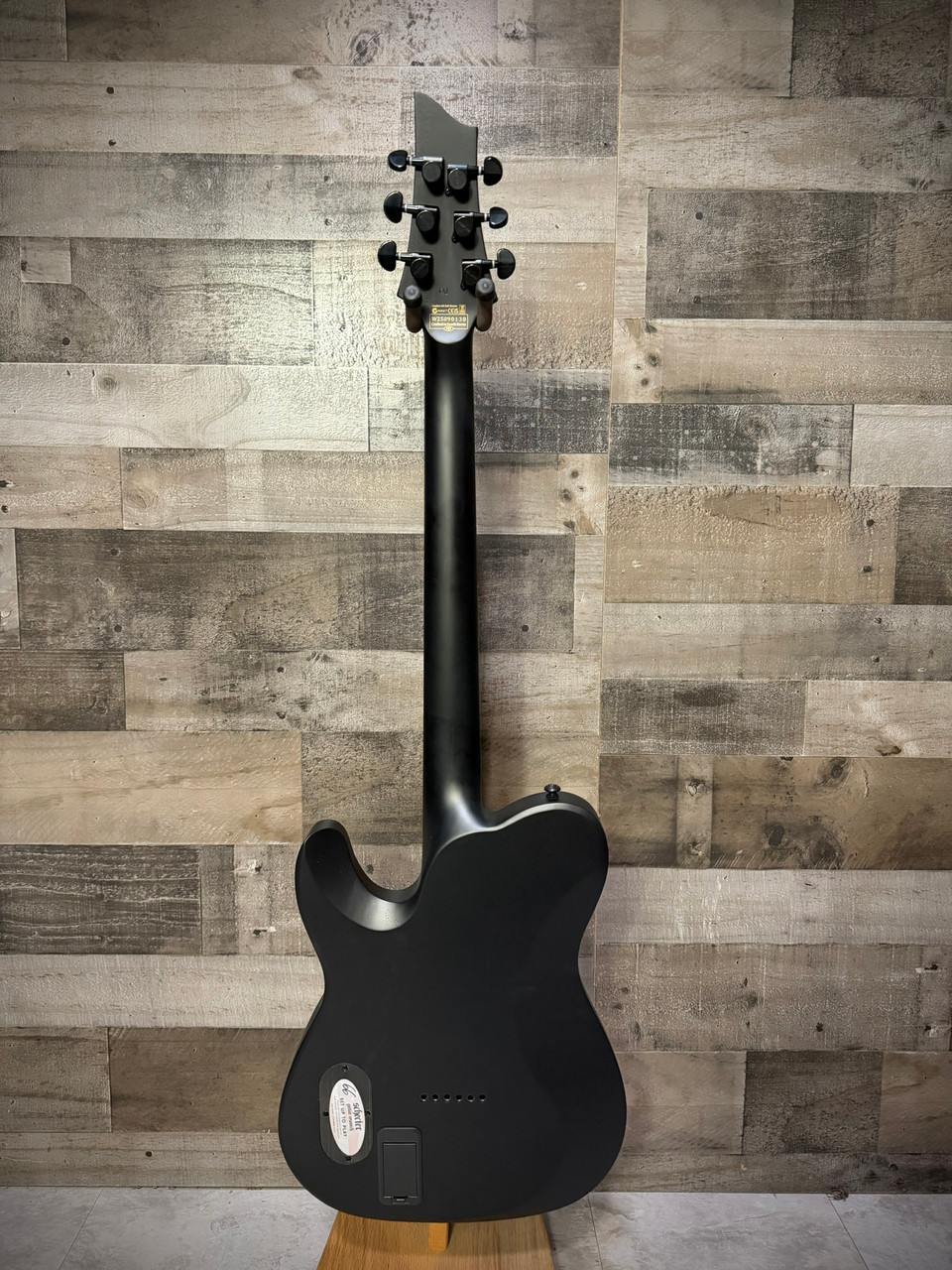 Schecter PT Black Ops B-Stock - Satin Black Open Pore (620)