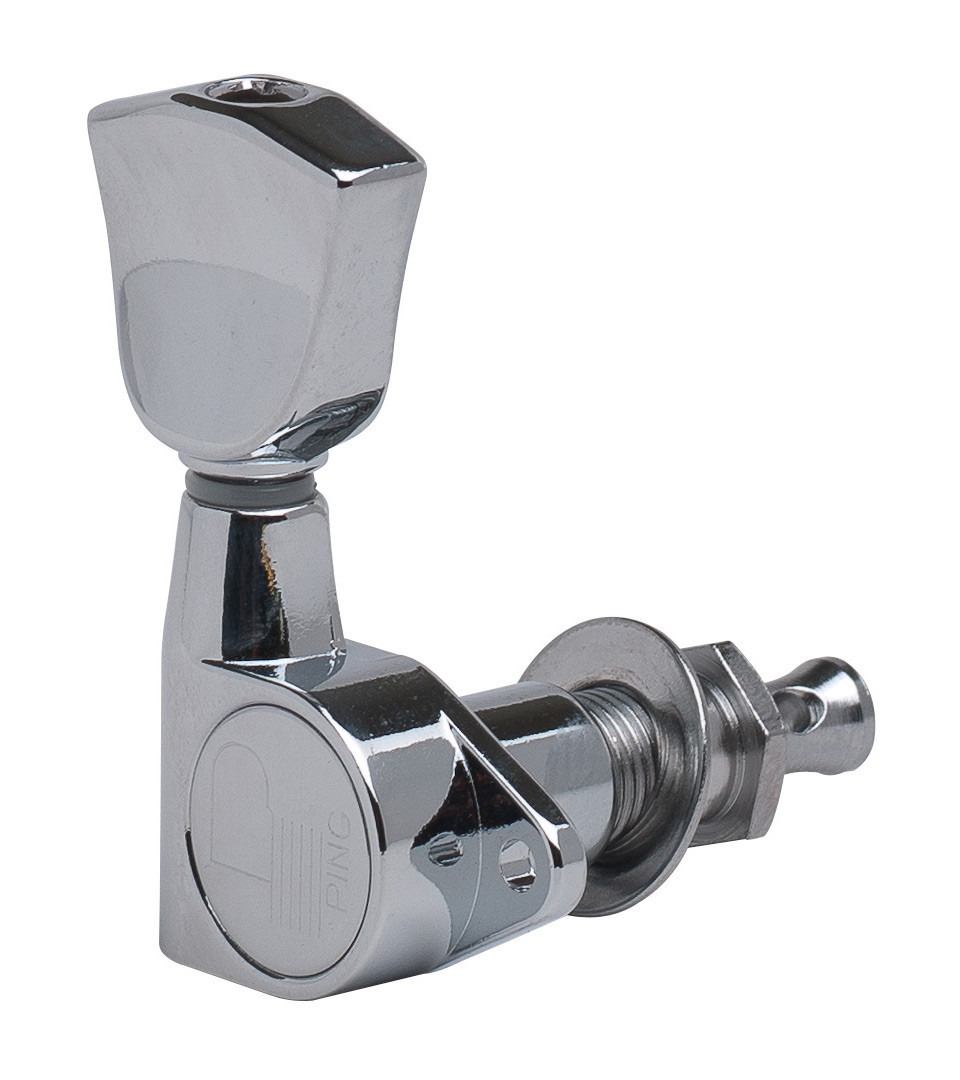Ping P2654A Venitian Button Machine Heads. 3 Bass 3 Treble Gold (P2654A-U) | Musician Madness