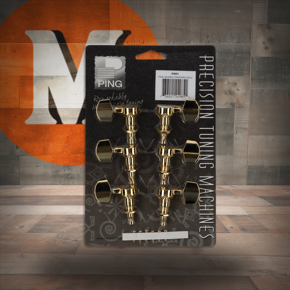 Ping P2651 Standard 3+3 Individual Machine Heads Gold (P2651-U) | Musician Madness