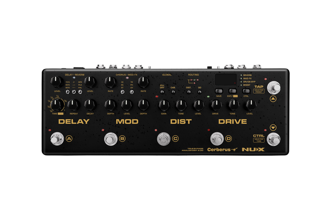 NUX Cerberus NME-3 Integrated Guitar Effects Pedal (NUX NME3) | Musician Madness