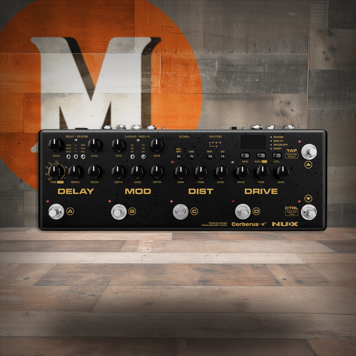 NUX Cerberus NME-3 Integrated Guitar Effects Pedal (NUX NME3) | Musician Madness