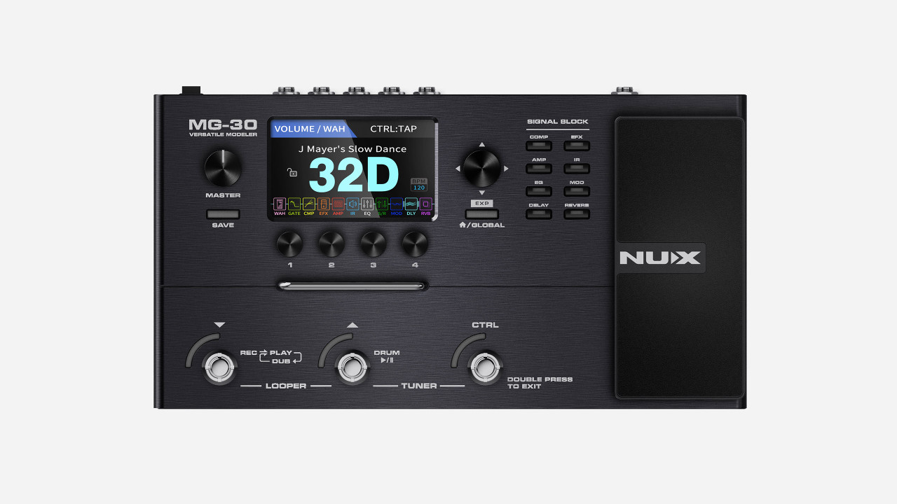 NUX MG-30 Amp Modeler and Guitar Effects Processor (NUX MG30) | Musician Madness