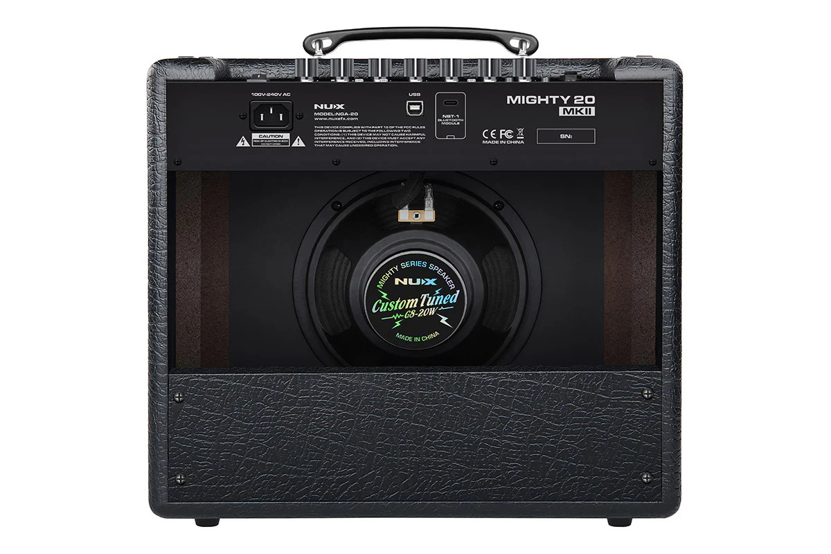 NUX Digital Modeling Guitar Amplifier w/ NBT-1 Bluetooth Module (NUX M20MKII) | Musician Madness