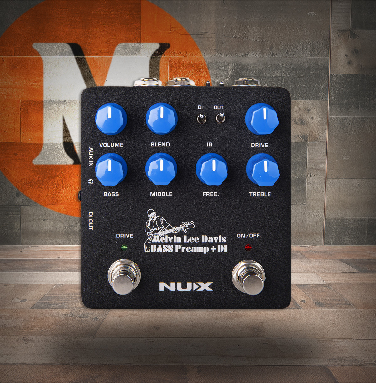 NUX NBP-5 Melvin Lee Davis Bass Preamp + DI (NUX NBP5) | Musician Madness