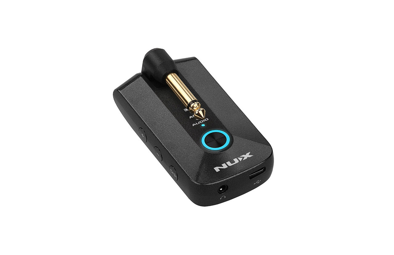 NUX MP-3 Mighty Plug Pro Guitar & Bass Modeling Earphone Amplug w/ Bluetooth (NUX MP3)