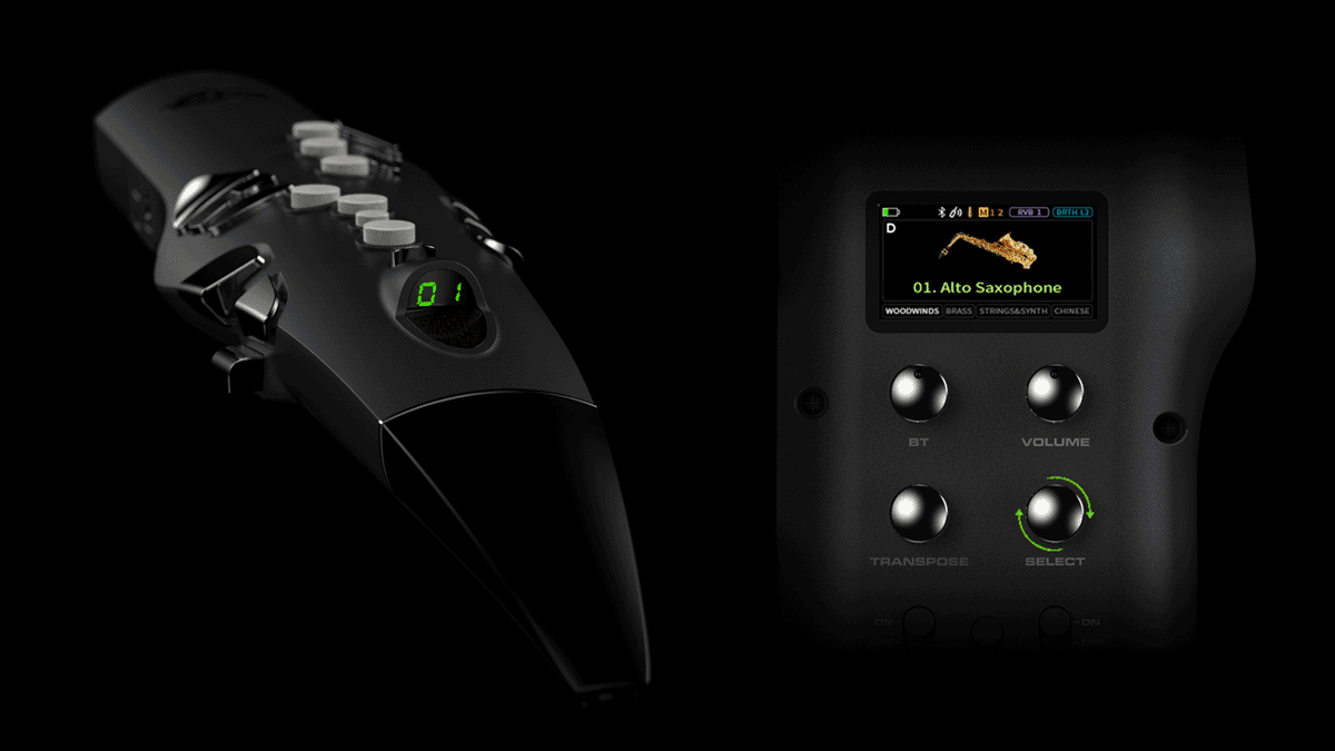 NUX Digital Wind Instrument - Dark Grey (NUX NES1DG)