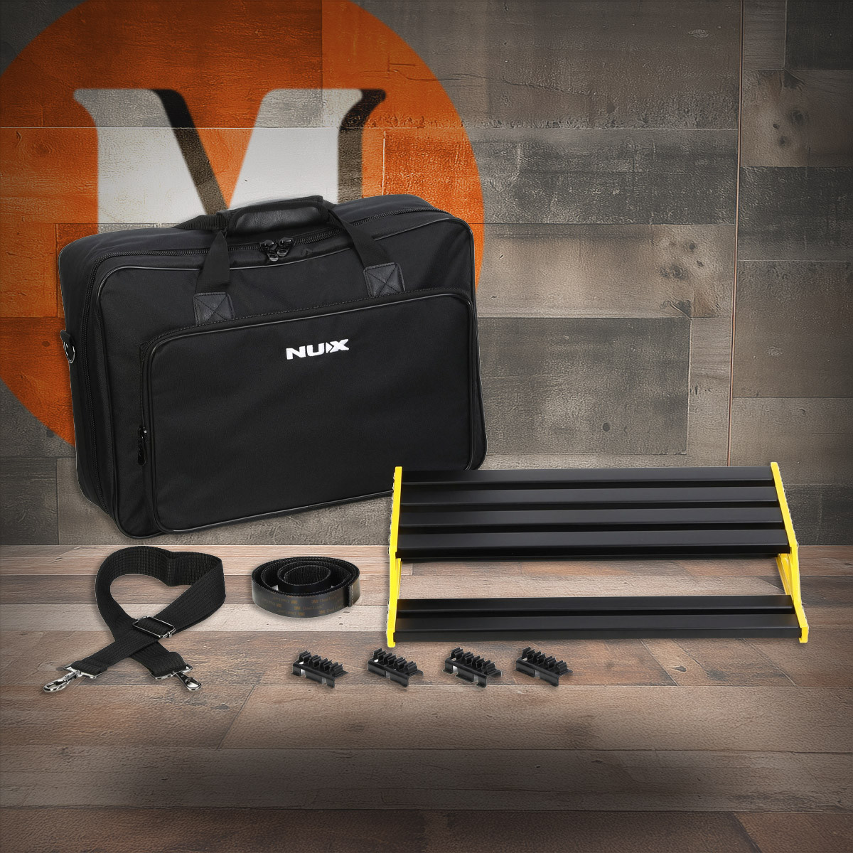 NUX Large Sized Pedal Board with Carry Bag (NUX NPBL)