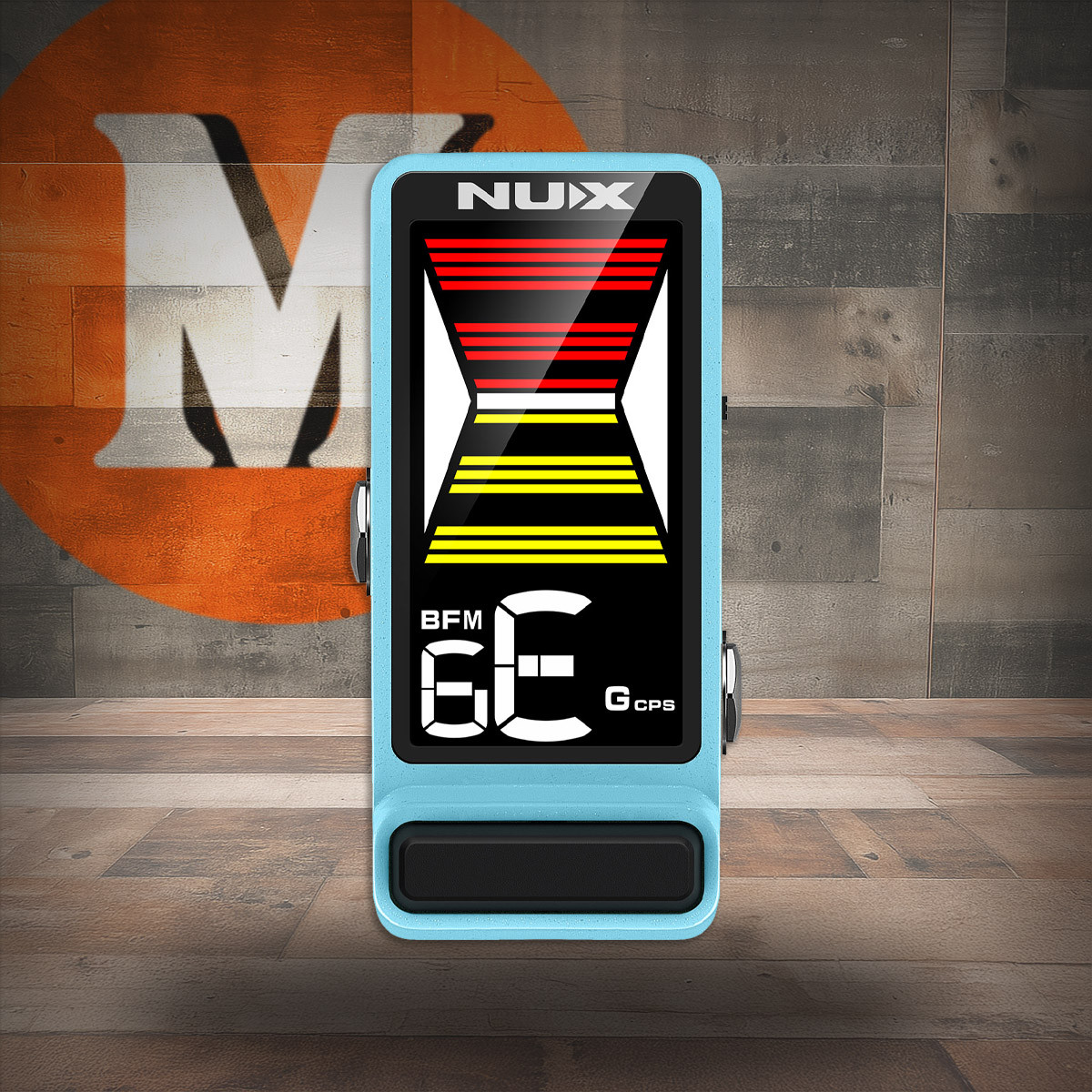 NUX Mini Pedal Tuner - Blue (NUX NTU3 MKII BL)
